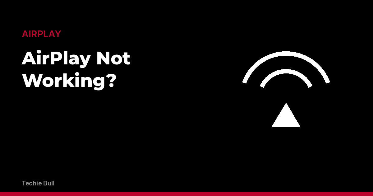 AirPlay Not Working? Here's How to Fix It thumbnail