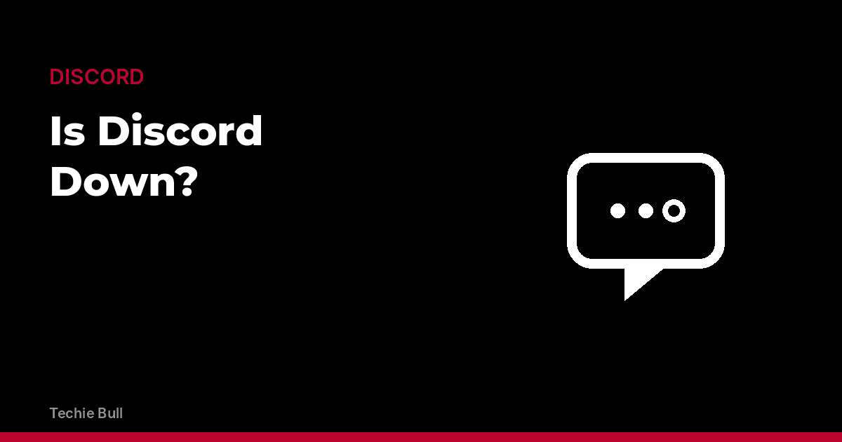 Is Discord Down? How to Check + Fix Your Connection thumbnail